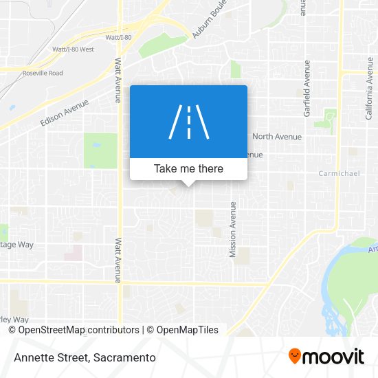 Annette Street map