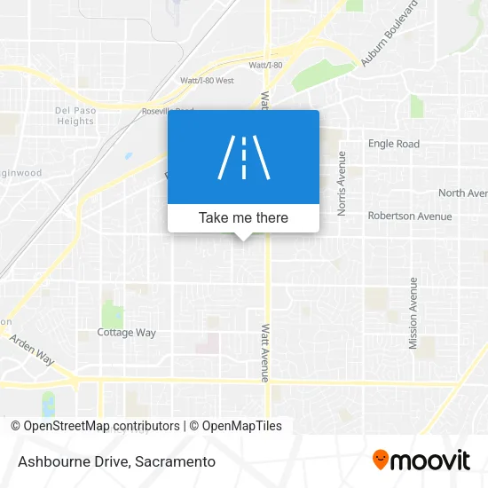Ashbourne Drive map