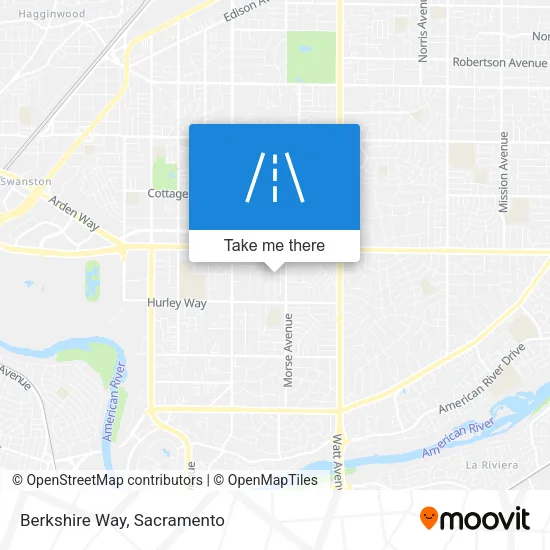 Berkshire Way map