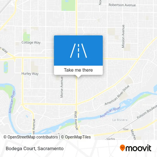 Bodega Court map
