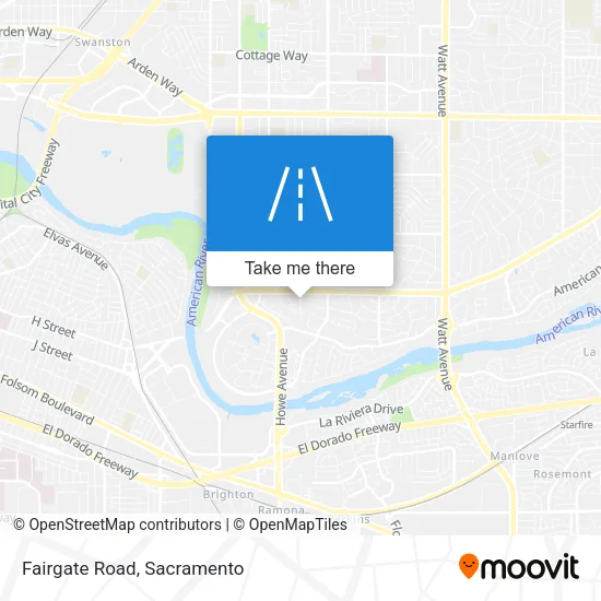 Fairgate Road map