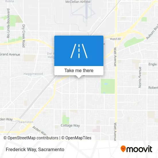 Mapa de Frederick Way