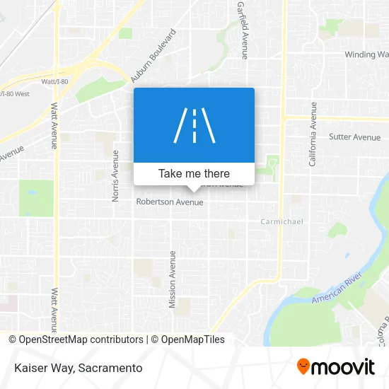 Mapa de Kaiser Way