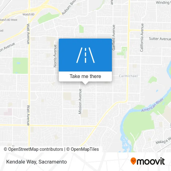 Kendale Way map