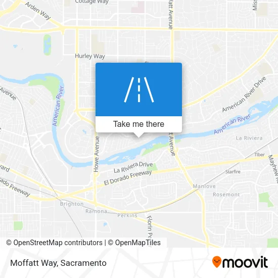 Mapa de Moffatt Way