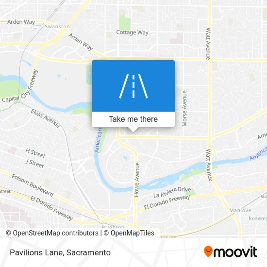 Mapa de Pavilions Lane