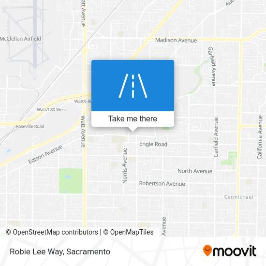 Robie Lee Way map
