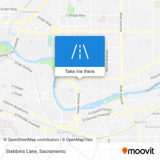 Stebbins Lane map