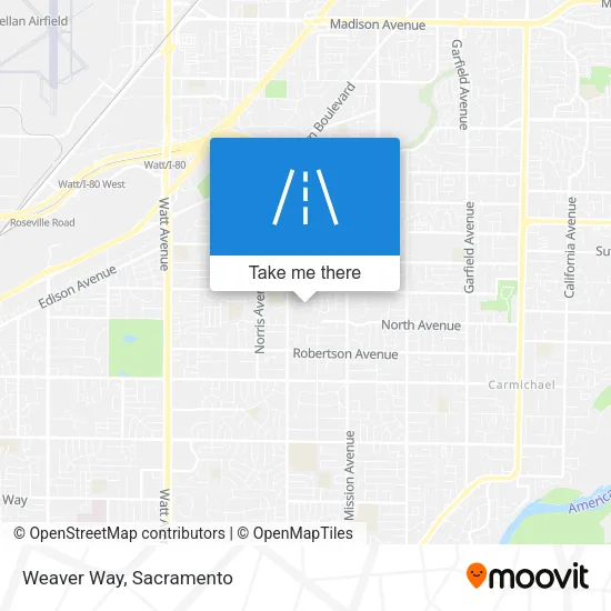 Mapa de Weaver Way