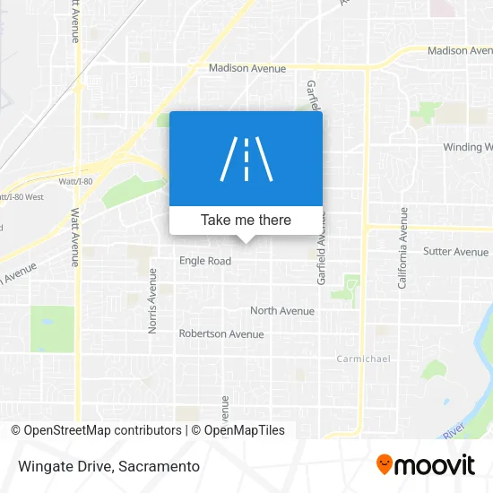 Wingate Drive map