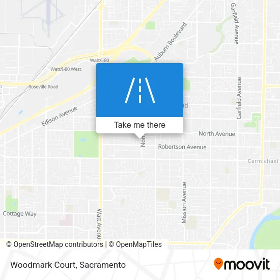 Mapa de Woodmark Court