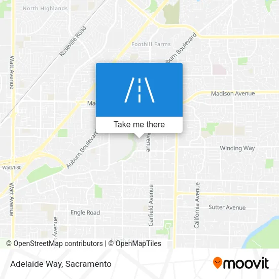 Adelaide Way map