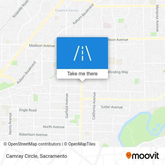Camray Circle map