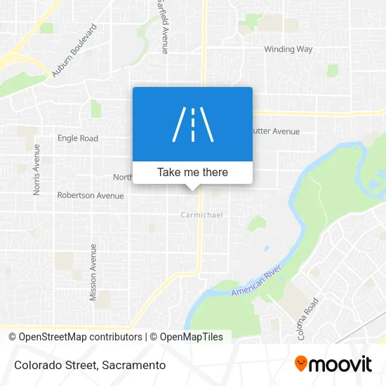 Colorado Street map