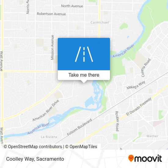 Coolley Way map