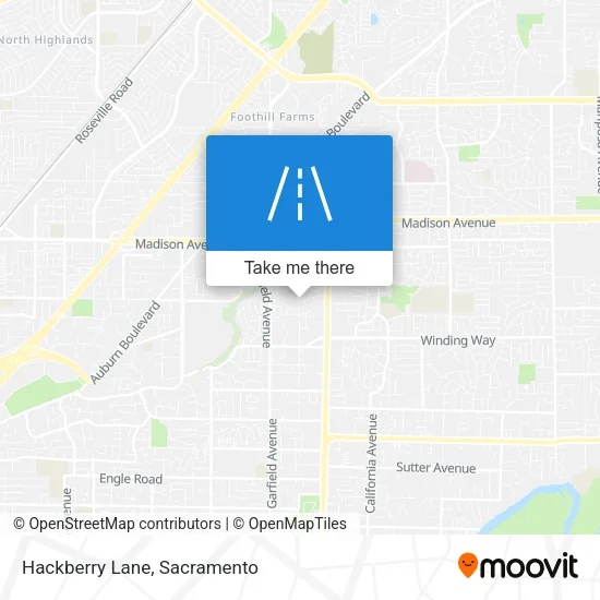 Mapa de Hackberry Lane