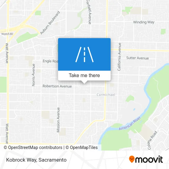 Kobrock Way map