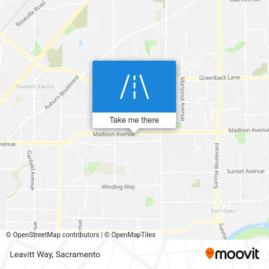Leavitt Way map