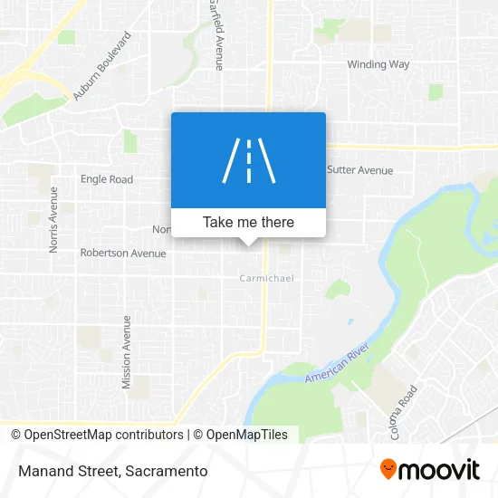 Manand Street map