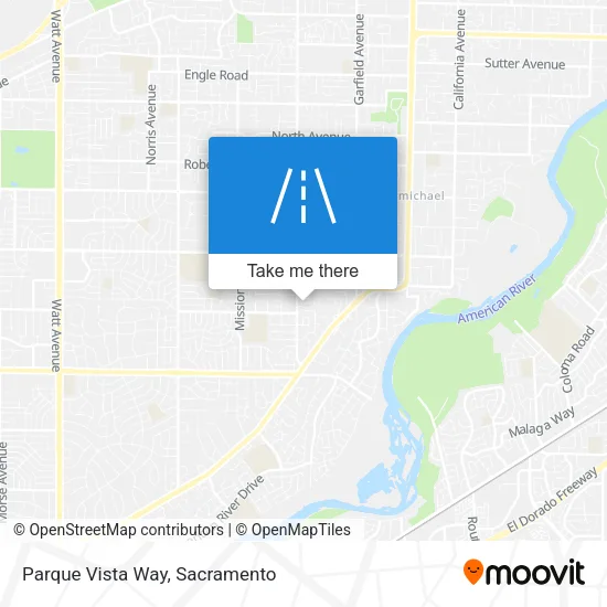 Parque Vista Way map