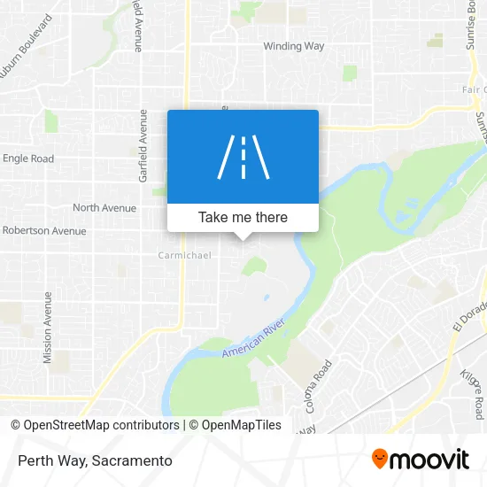Perth Way map