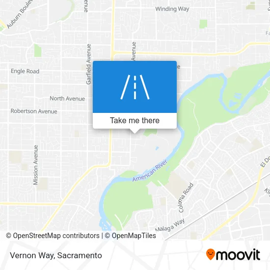 Vernon Way map