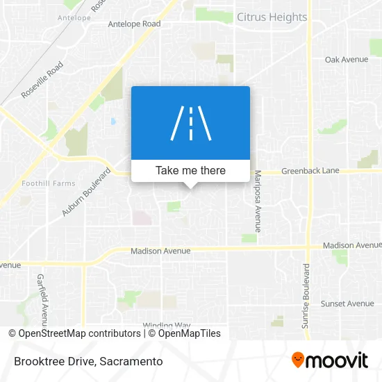 Mapa de Brooktree Drive