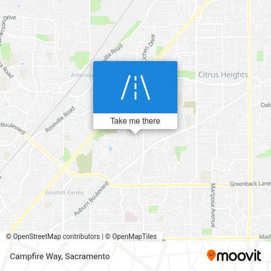 Mapa de Campfire Way