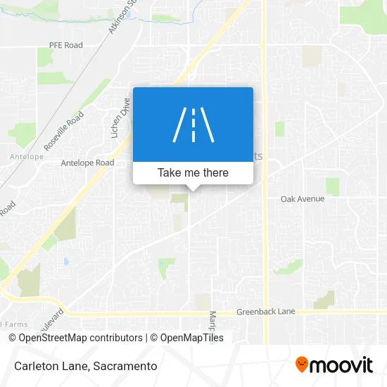 Carleton Lane map