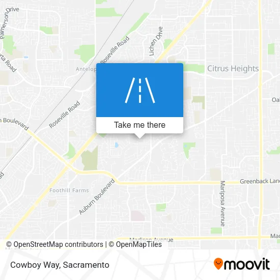 Mapa de Cowboy Way