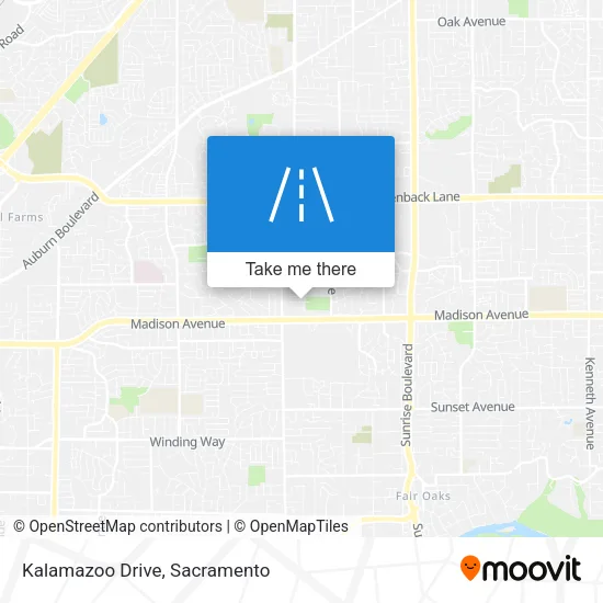 Mapa de Kalamazoo Drive