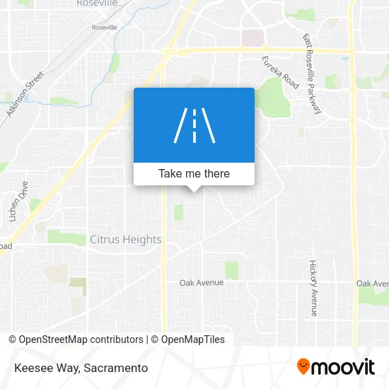 Keesee Way map