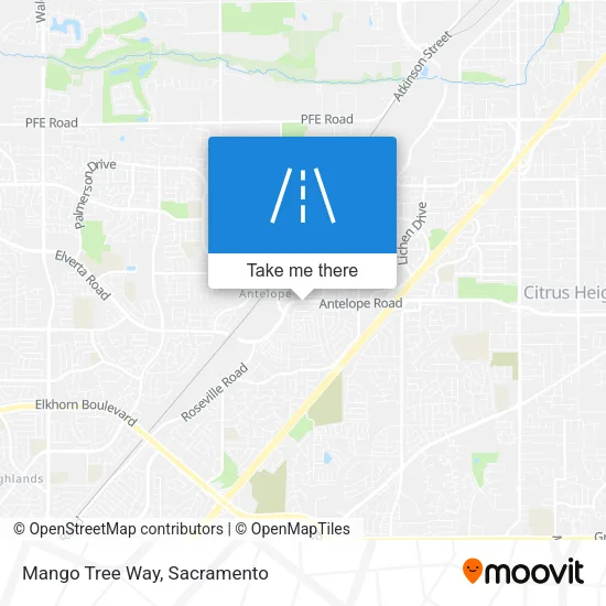 Mango Tree Way map