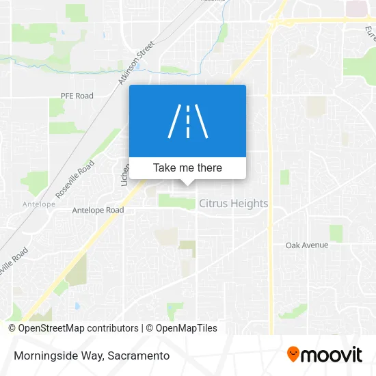 Mapa de Morningside Way