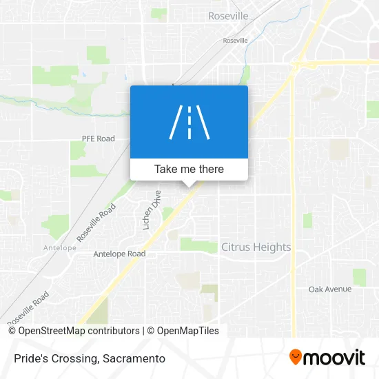 Mapa de Pride's Crossing
