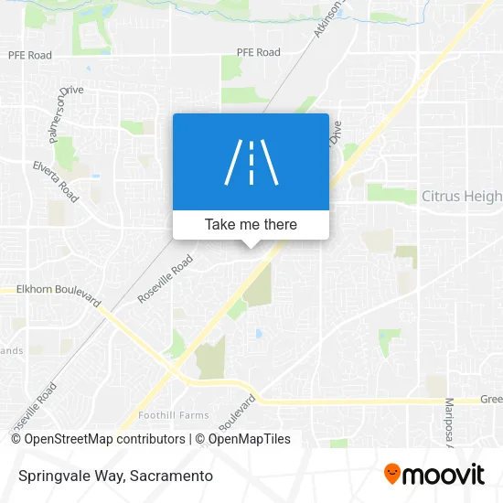 Springvale Way map