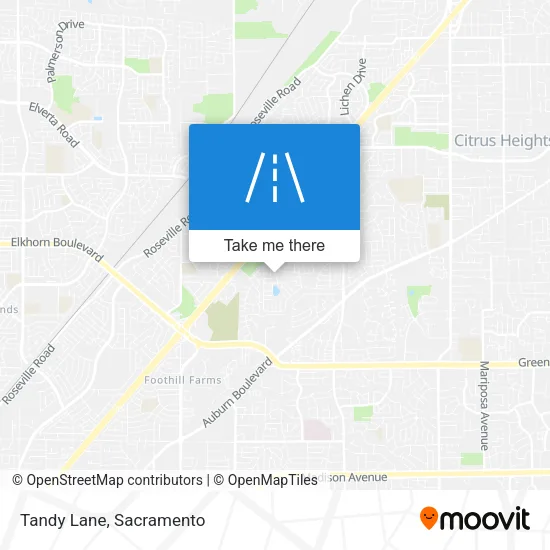 Mapa de Tandy Lane