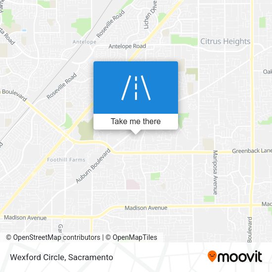Wexford Circle map
