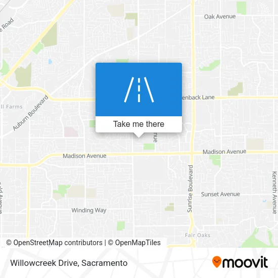 Mapa de Willowcreek Drive