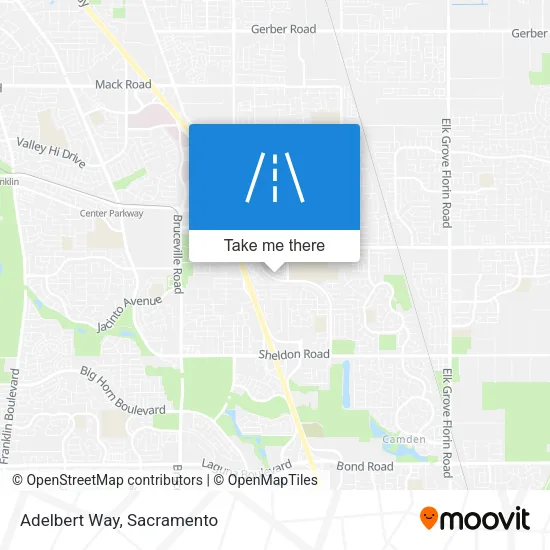 Mapa de Adelbert Way