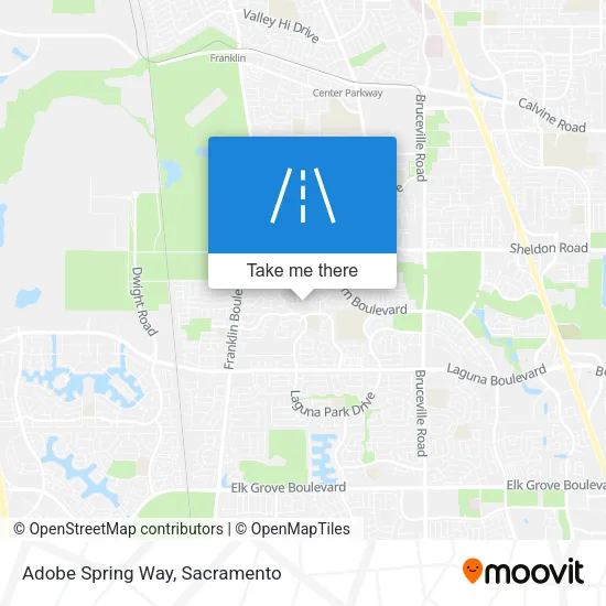 Adobe Spring Way map