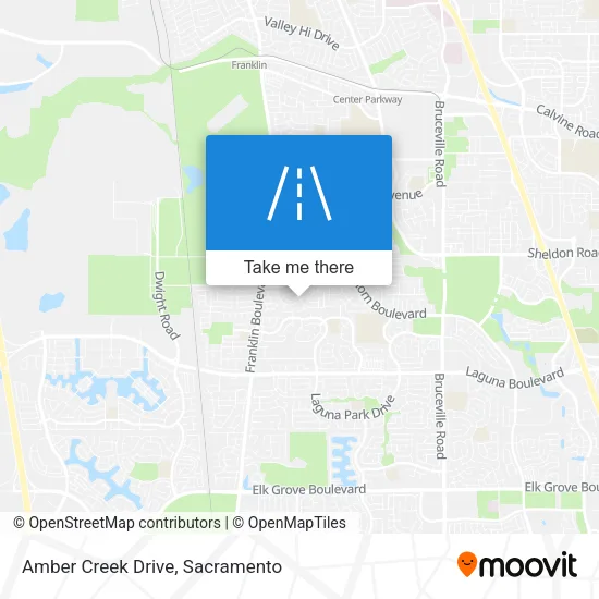 Amber Creek Drive map