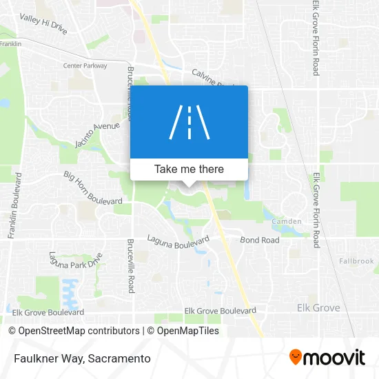Mapa de Faulkner Way