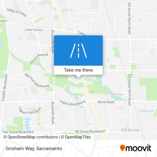 Mapa de Grisham Way