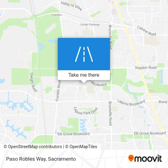 Paso Robles Way map