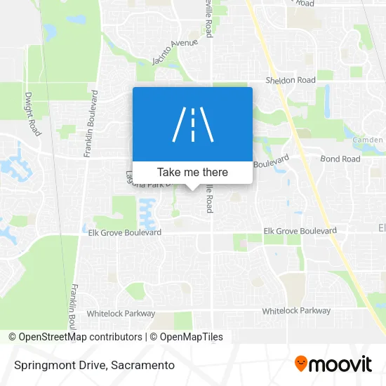 Springmont Drive map