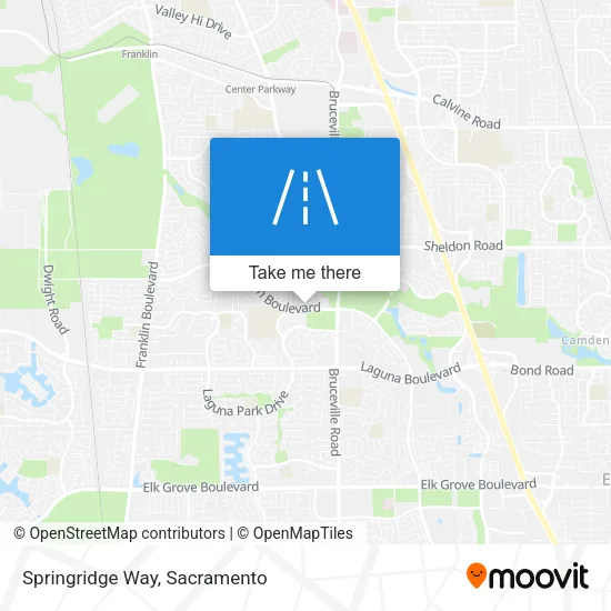 Springridge Way map