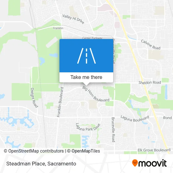 Steadman Place map