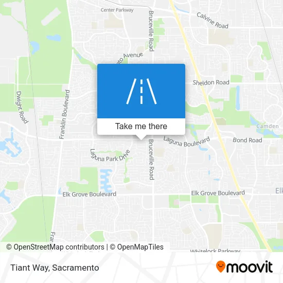 Tiant Way map