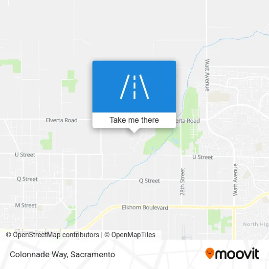 Colonnade Way map
